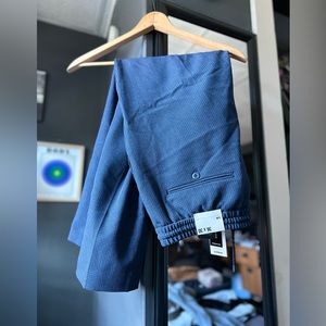 Express slim men’s dress pants 36x30 blue